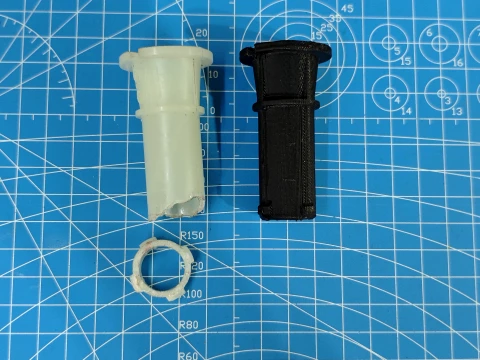 Toyota Avensis Folding Mirror Pivot Shaft 3D Print Model