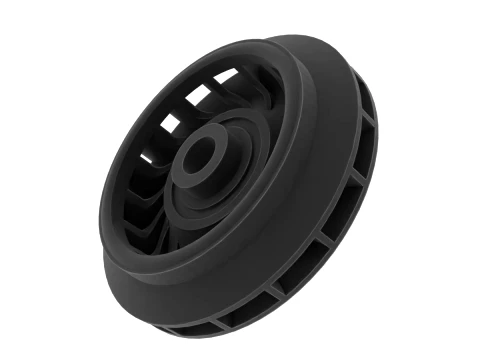 WRTH BMH 40-XES Motor Cooling Fan Impeller 0708553014 3D Baskı Modeli