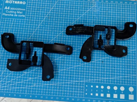 Audi A6 C8 A7 4K Front Bumper Parking Sensor Wiring Harness Connector Bracket Left 4K0971845H 3D Print Model