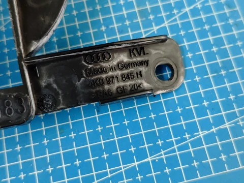 Audi A6 C8 A7 4K Front Bumper Parking Sensor Wiring Harness Connector Bracket Left 4K0971845H 3D Print Model