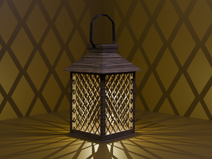 Medieval lantern 3D Model
