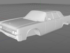 Lincoln Continental 1962 Modelo 3D