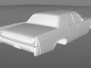 Lincoln Continental 1962 3Dモデル