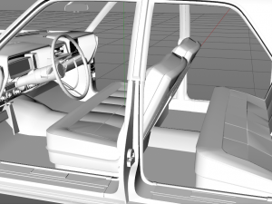 Lincoln Continental 1962 3Dモデル