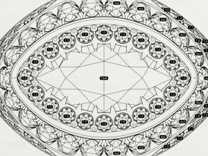 Gemstones ring 3D Print Model