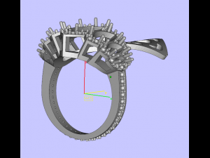 Gemstones ring 3D प्रिंट मॉडल