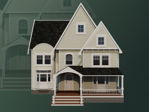 House 02 - High and Low Poly Model - 3D मॉडल
