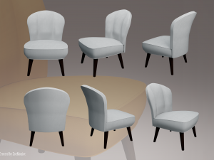 Armchair 01 Model 3D