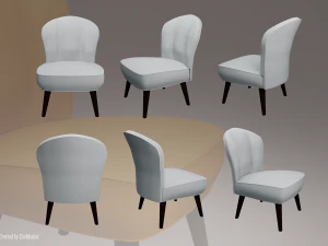 안락 의자 01 3D 모델