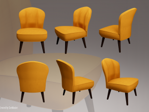 Armchair 01 Model 3D