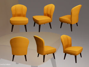 안락 의자 01 3D 모델