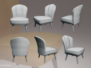 Armchair 01 Model 3D