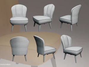 안락 의자 01 3D 모델