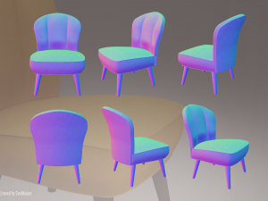 Armchair 01 Model 3D