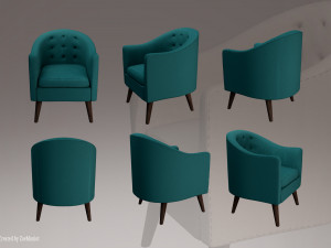 Armchair 02 3Dモデル