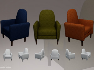 Armchair 03 3Dモデル