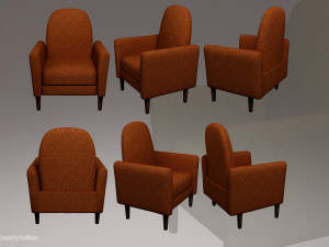 Armchair 03 3Dモデル