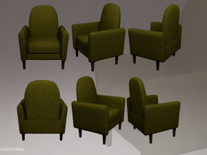 Armchair 03 3Dモデル
