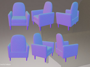 Armchair 03 3Dモデル