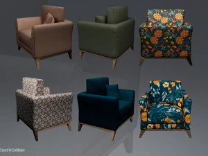 Armchair 04 3D Model