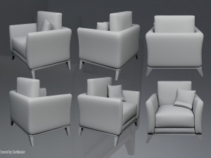 Armchair 04 3Dモデル