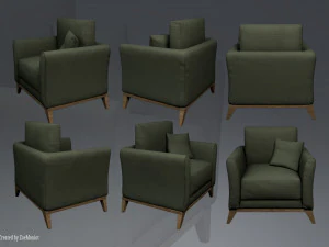 Armchair 04 3D Model