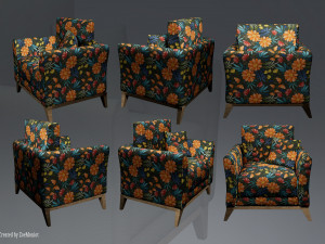 Armchair 04 3Dモデル