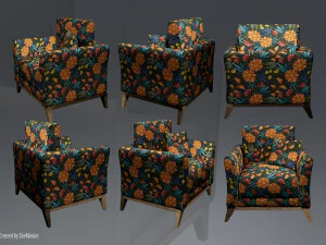 Armchair 04 3D Model