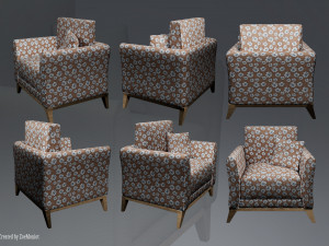 Armchair 04 3Dモデル