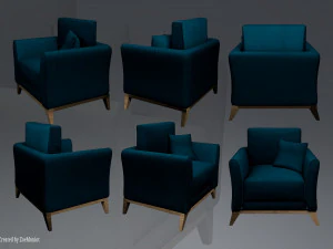 Armchair 04 3D Model