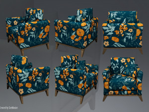 Armchair 04 3Dモデル