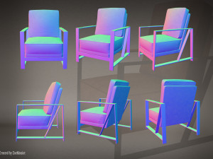 Armchair 05 3D-Modell