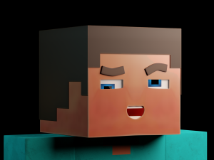 Minecraft Steve 3D Model