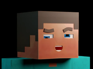 Minecraft Steve 3D Model