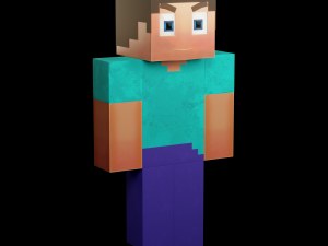 Minecraft Steve 3D Model