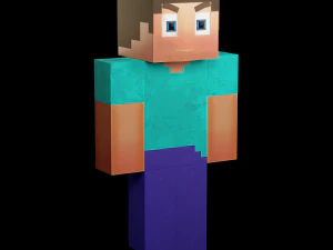 Minecraft Steve 3D Model