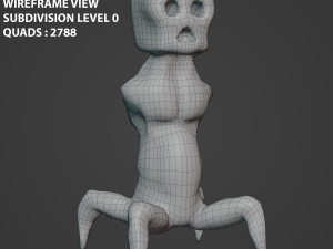 Creeper Minecraft Model 3D