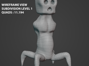 Creeper Minecraft Model 3D