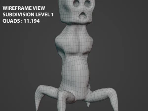 Creeper Minecraft 3D Model
