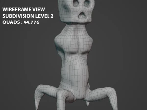 Creeper Minecraft 3D Model