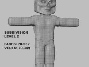 Zombie Minecraft 3Dモデル