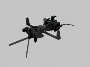 Space ship Modelo 3D
