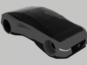 Futuristic car Modelo 3D