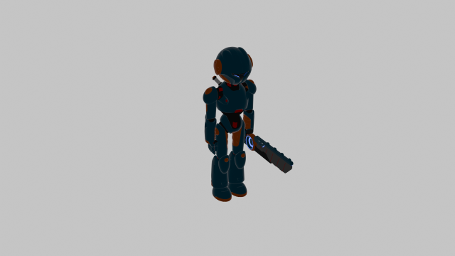 BATTLE DROID YOKOU 3D Model .c4d .max .obj .3ds .fbx .stl .blend 