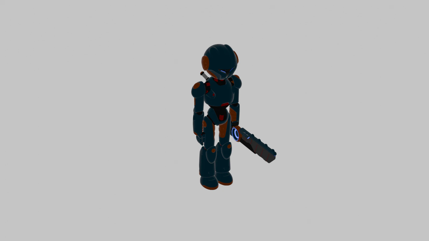 BATTLE DROID YOKOU 3D Model .c4d .max .obj .3ds .fbx .stl .blend 