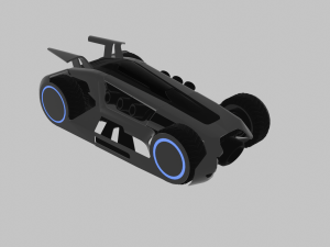 FUTURISTIC RACE CAR Modelo 3D