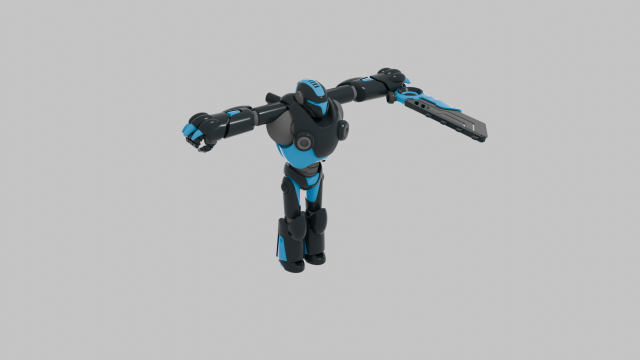 BATTLE DROID KORAH 3D Model .c4d .max .obj .3ds .fbx .stl .blend 