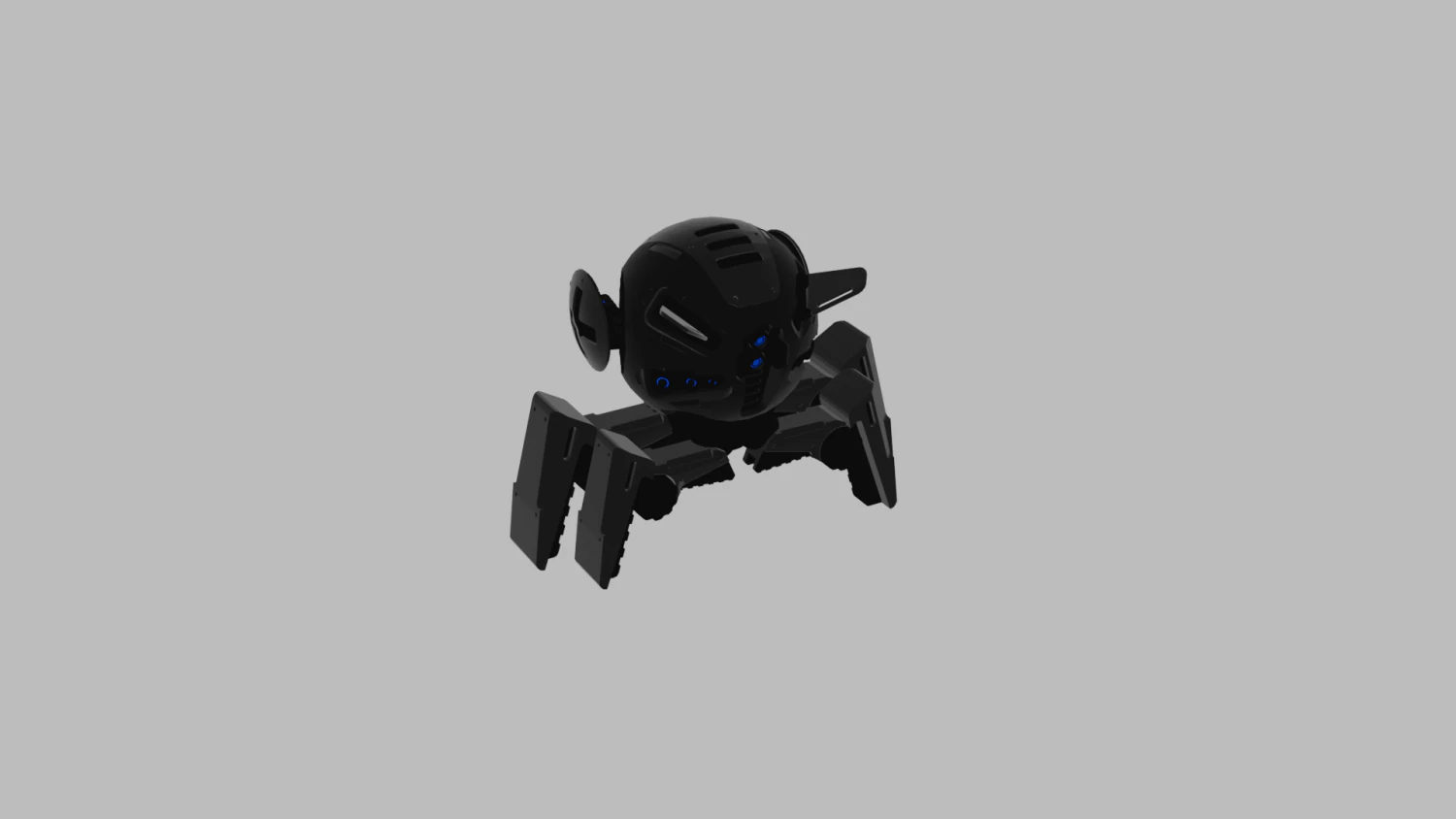 BATTLE DROID AERO 3D Model .c4d .max .obj .3ds .fbx .stl .blend 