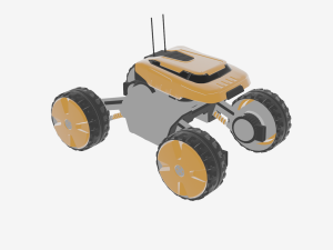 MOON LANDER E-2000 Modelo 3D