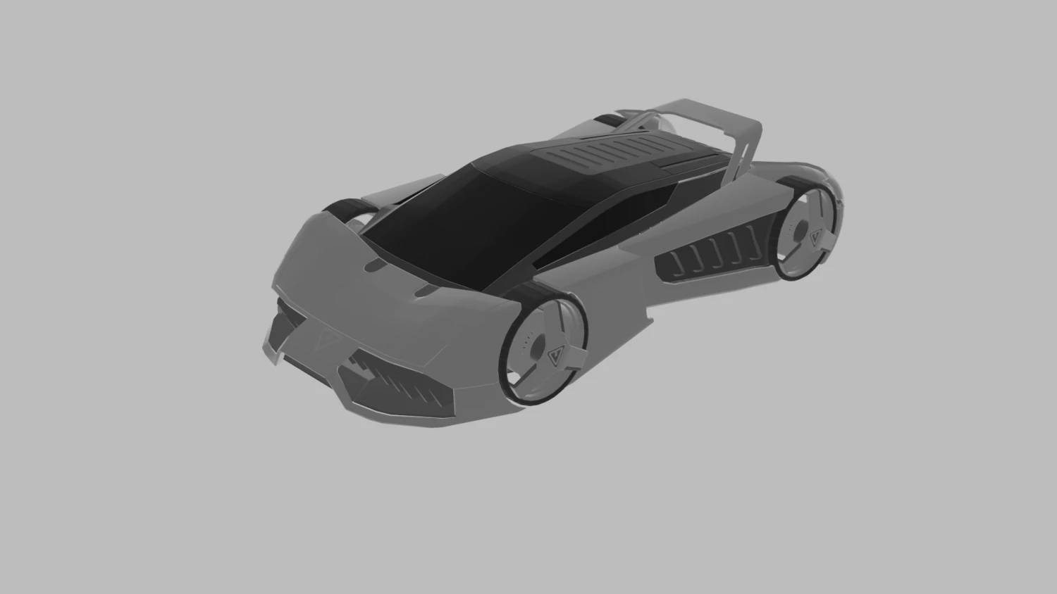 Sci-fi vehicle 3D Model .c4d .max .obj .3ds .fbx .stl .blend 